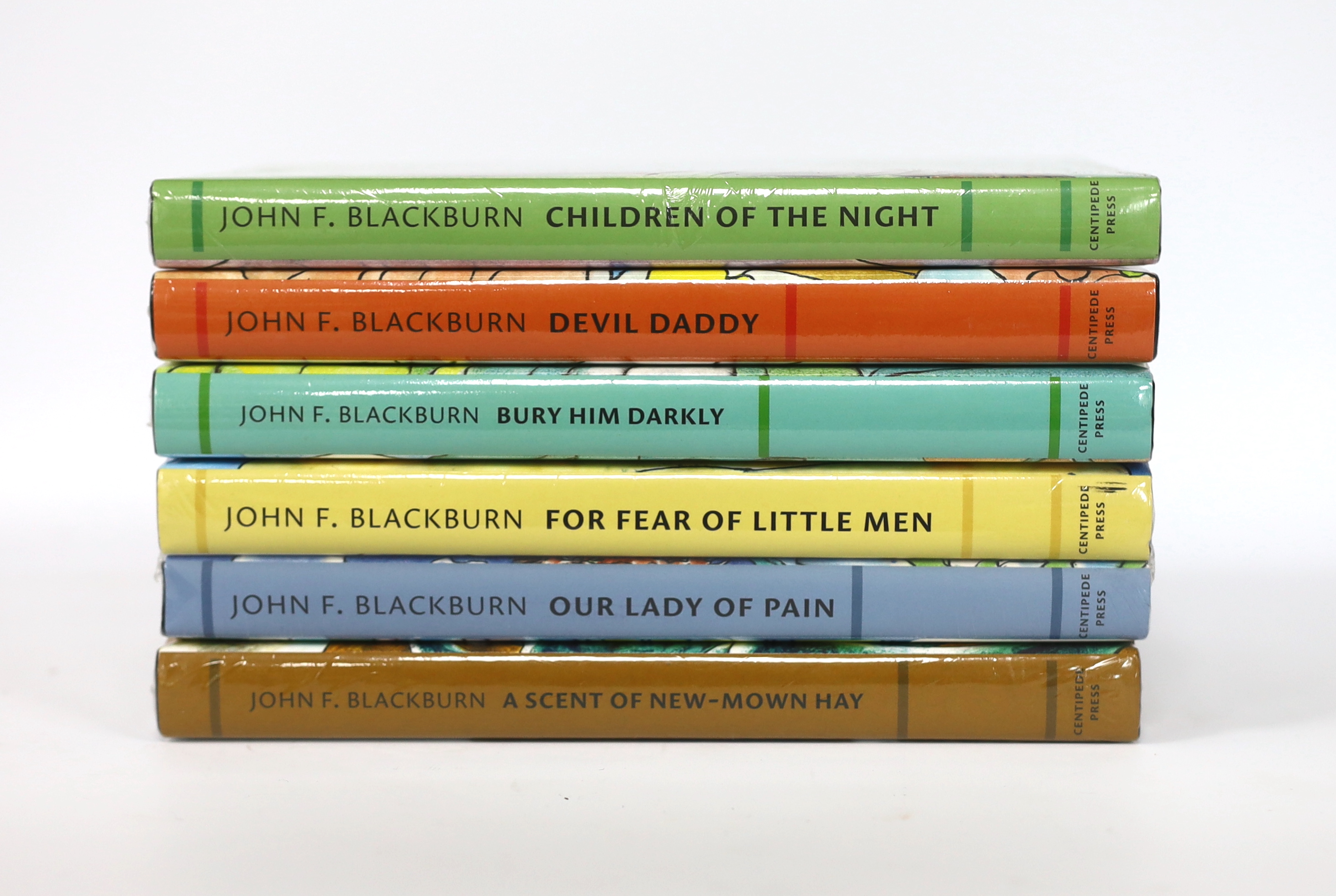 Blackburn, John Fenwick Anderson - Six works, each one of 200, each signed by the various introducers and cover artist, Gaham Wilson, with facsimile signature of the author, all shrink wrapped, consisting:- A Scent of Ne